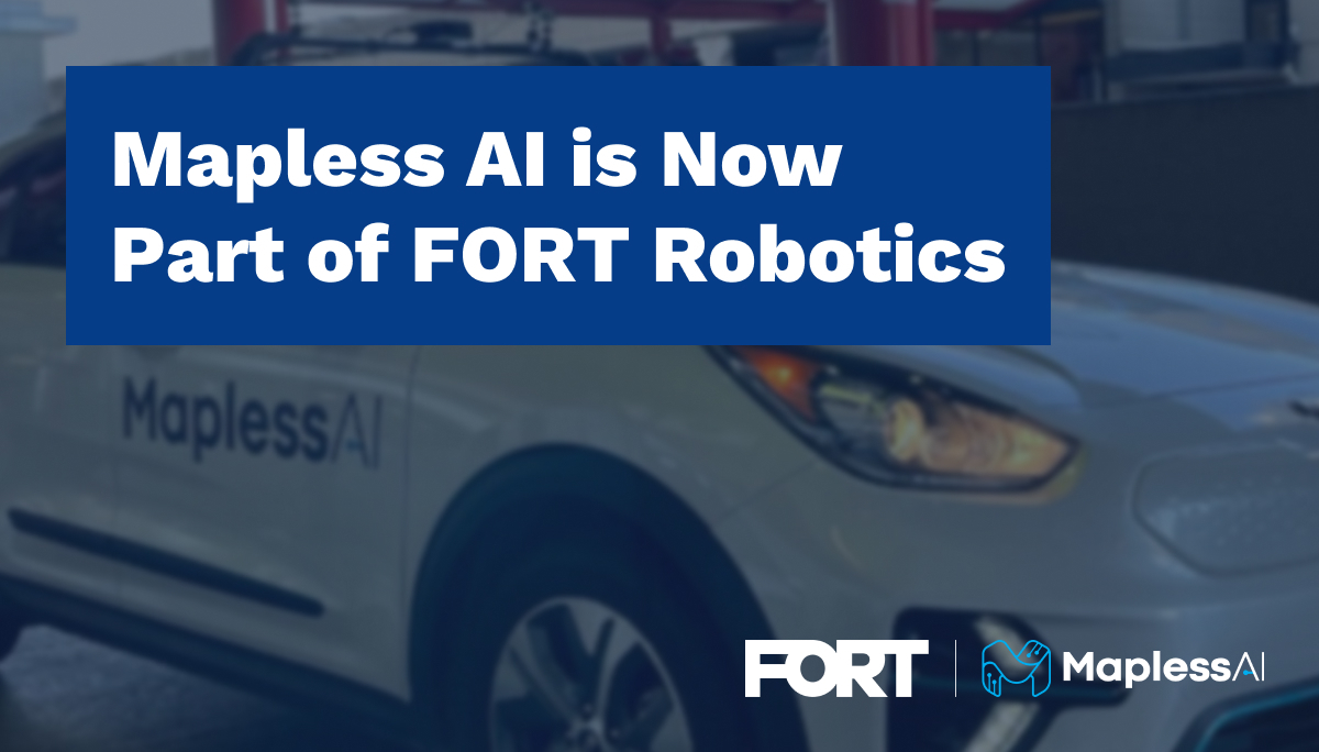 Mapless AI joins FORT Robotics